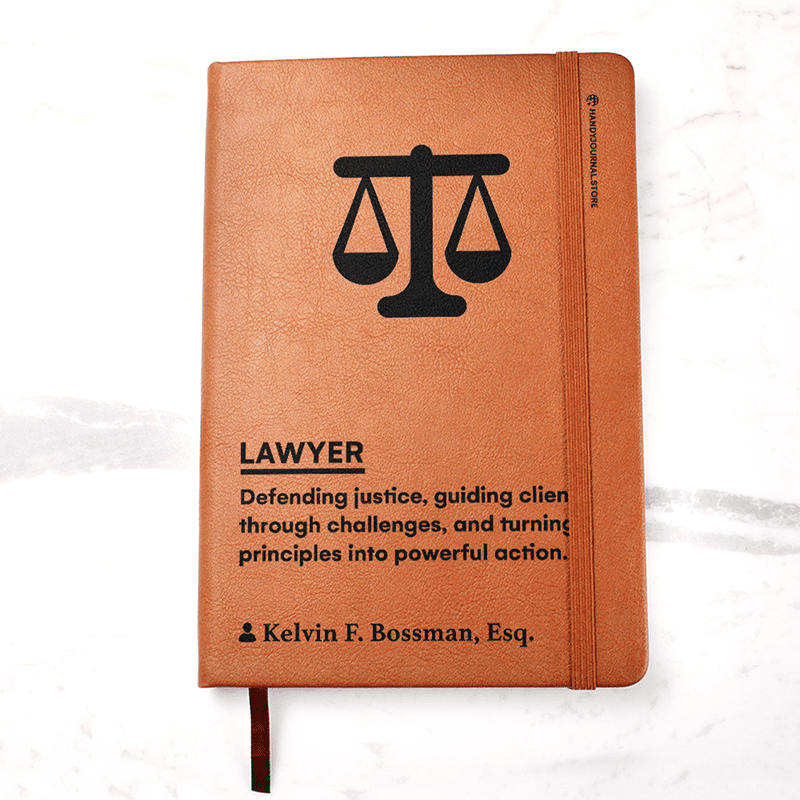 Pic 1 copy Customized Premium Leather Journal for Lawyers - Image 2