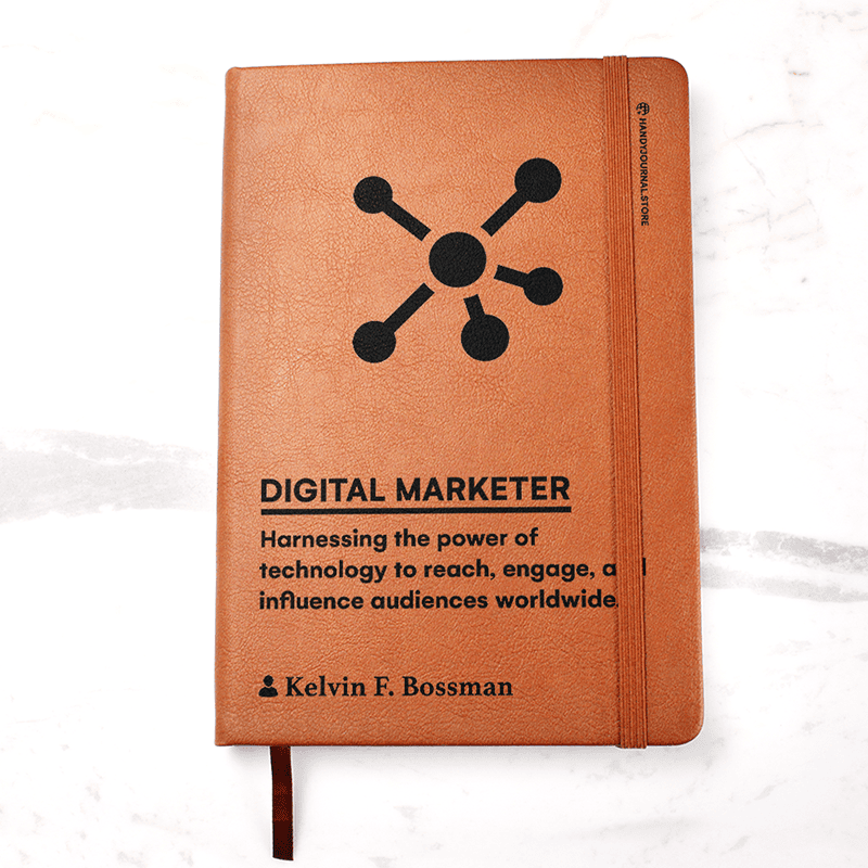 Pic 1 copy Customized Premium Leather Journal for Digital Marketers - Image 2