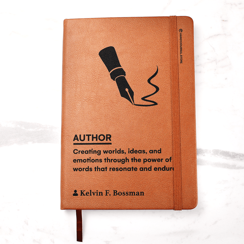 Pic 1 copy Customized Premium Leather Journal for Authors - Image 2