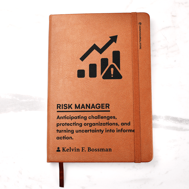 Pic 1 copy Customized Premium Leather Journal for Risk Managers - Image 2