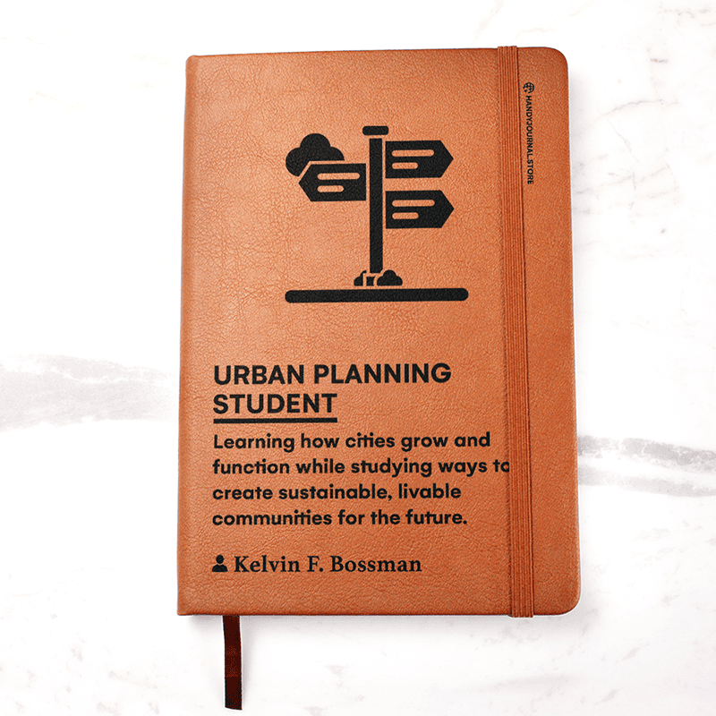 Pic 1 copy Customized Premium Leather Journal for Urban Planning Students - Image 2