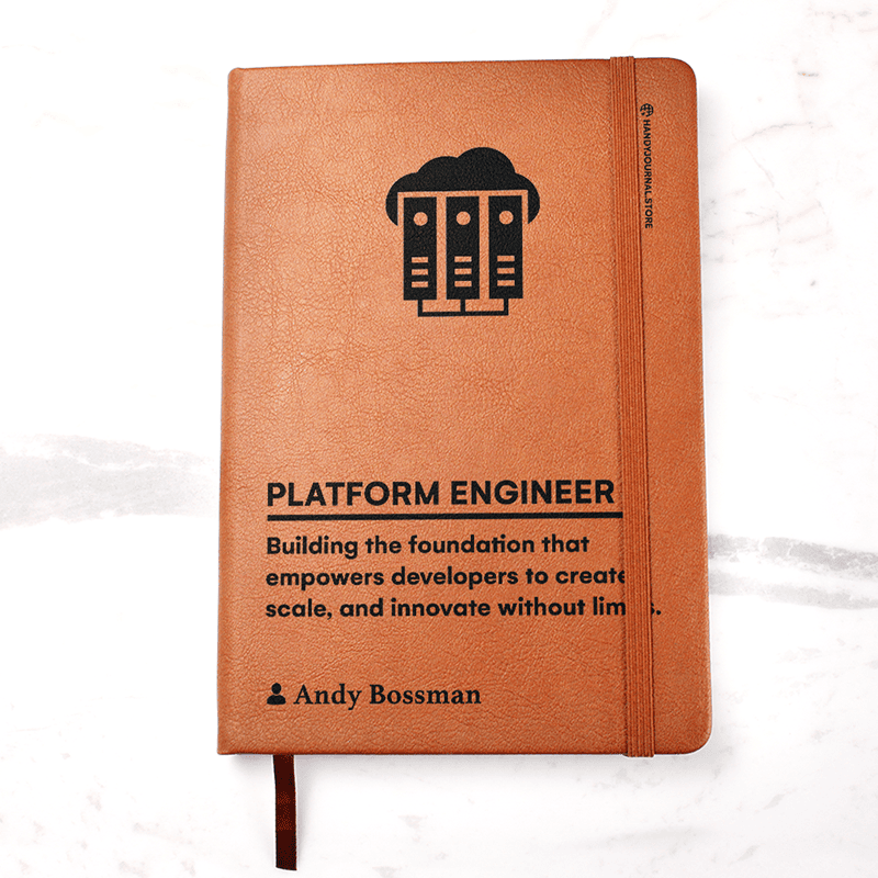 Pic 1 copy Customized Premium Leather Journal for Platform Engineers - Image 2