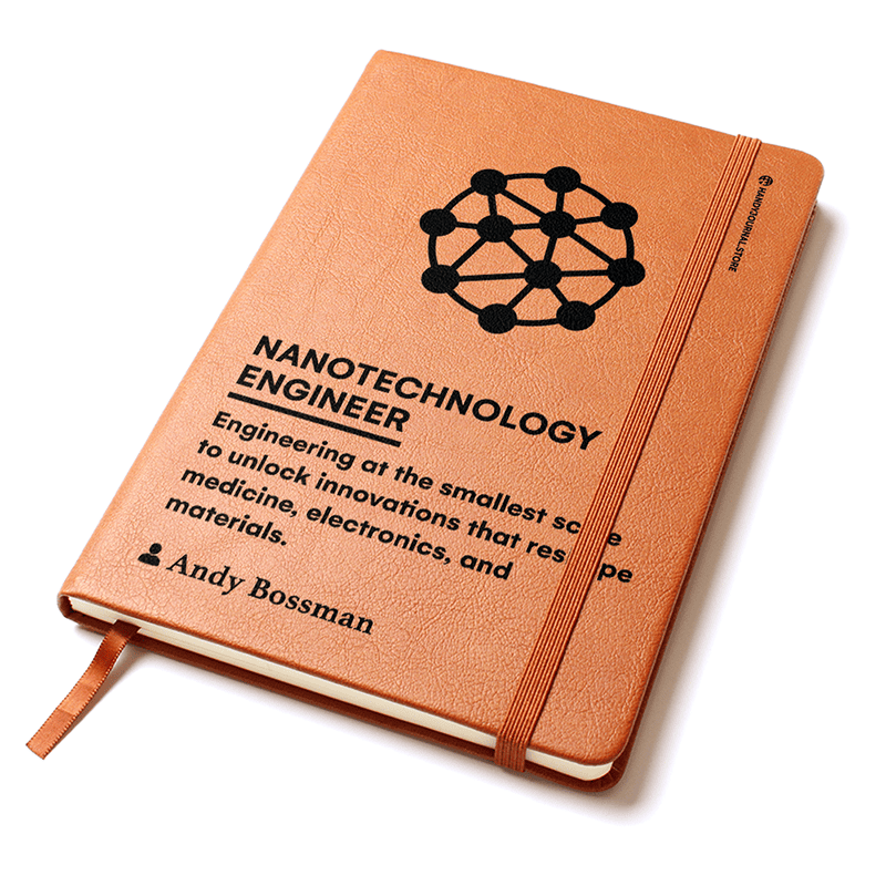 Pic 2 copy Customized Premium Leather Journal for Nanotechnology Engineers - Image 3