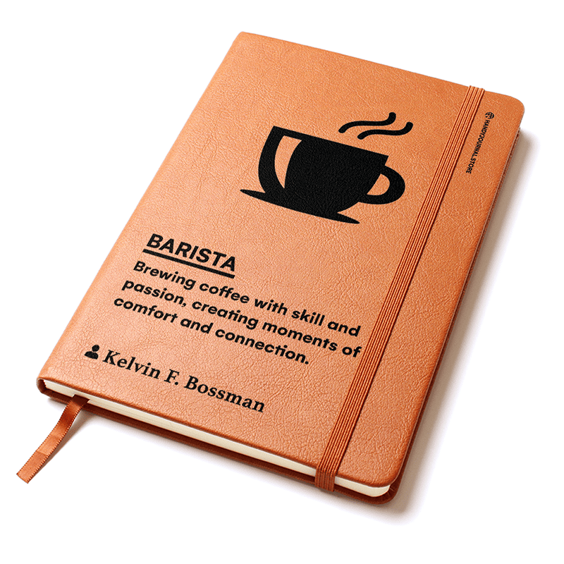 Pic 2 copy Customized Premium Leather Journal for Baristas - Image 3