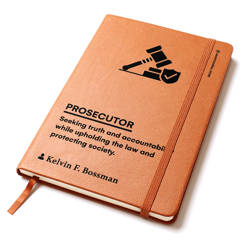 Pic 2 copy Customized Premium Leather Journal for Prosecutors - Image 3
