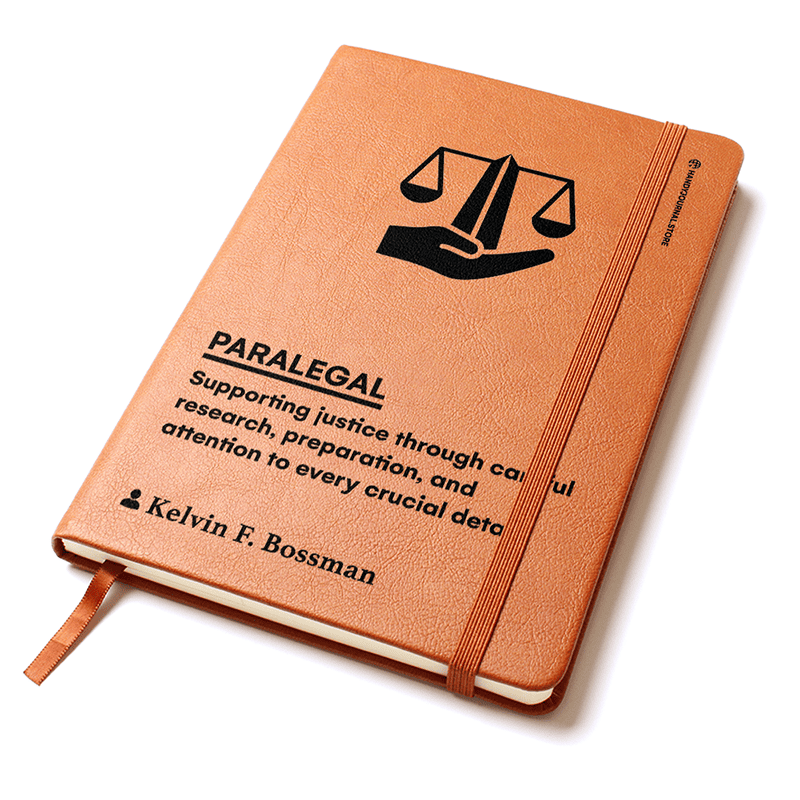 Pic 2 copy Customized Premium Leather Journal for Paralegals - Image 3