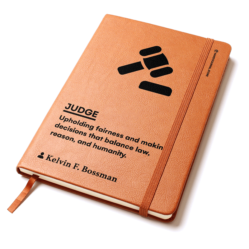Pic 2 copy Customized Premium Leather Journal for Judges - Image 3