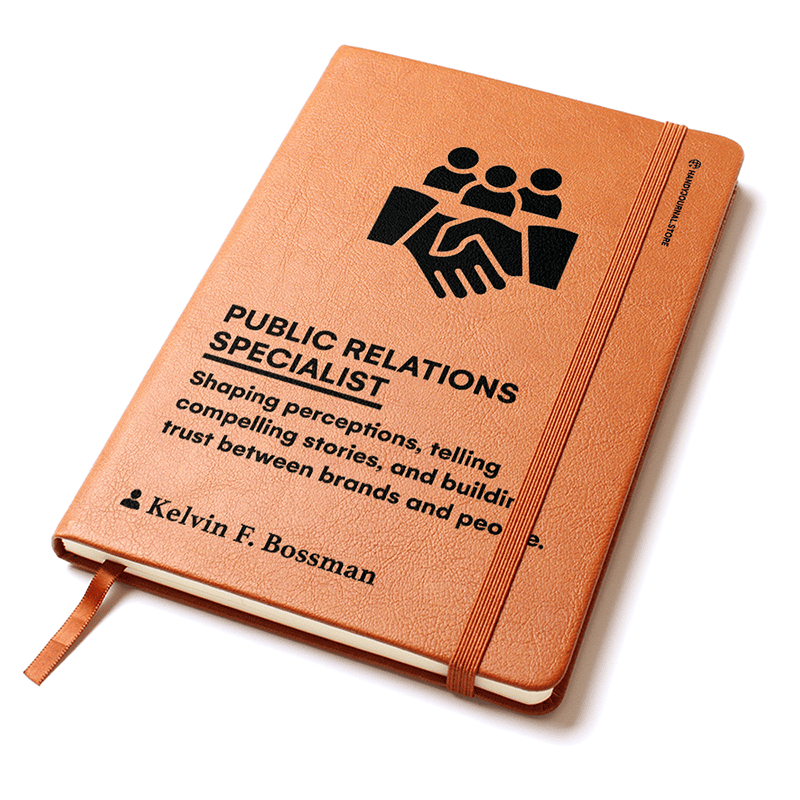 Pic 2 copy Customized Premium Leather Journal for Public Relations Specialists - Image 3