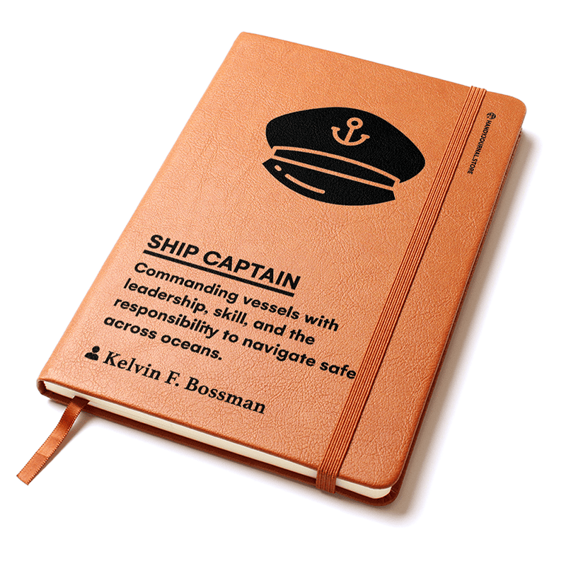 Pic 2 copy Customized Premium Leather Journal for Ship Captains - Image 3