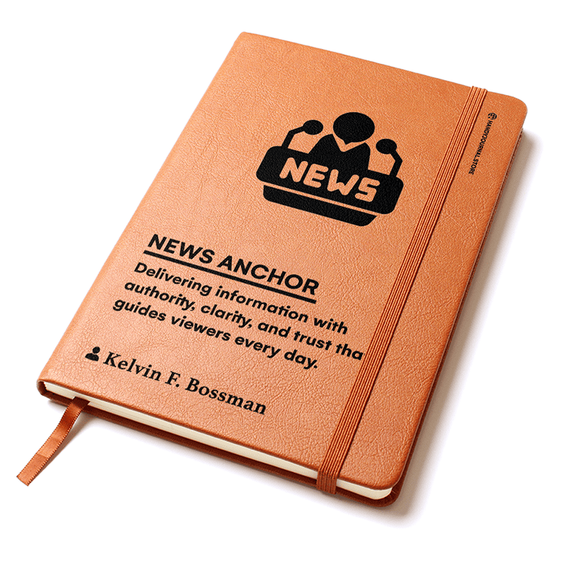 Pic 2 copy Customized Premium Leather Journal for News Anchors - Image 3