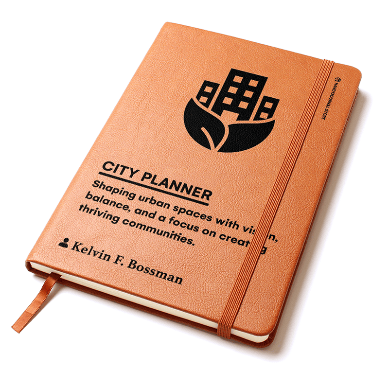 Pic 2 copy Customized Premium Leather Journal for City Planners - Image 3