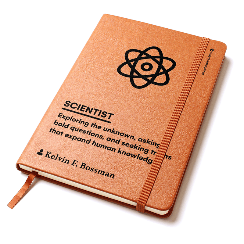 Pic 2 copy Customized Premium Leather Journal for Scientists - Image 3