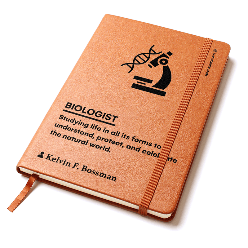 Pic 2 copy Customized Premium Leather Journal for Marine Biologists - Image 3