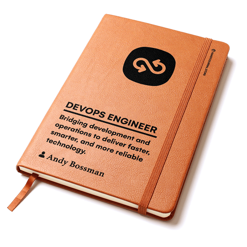 Pic 2 copy Customized Premium Leather Journal for DevOps Engineers - Image 3
