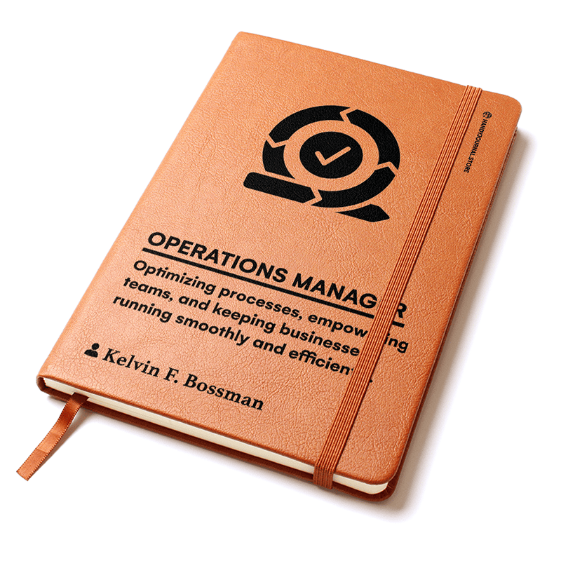 Pic 2 copy Customized Premium Leather Journal for Operations Managers - Image 3