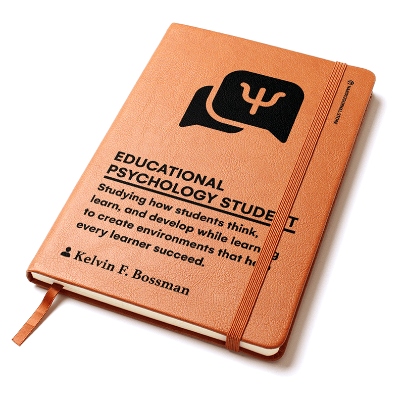 Pic 2 copy Customized Premium Leather Journal for Educational Psychology Students - Image 3