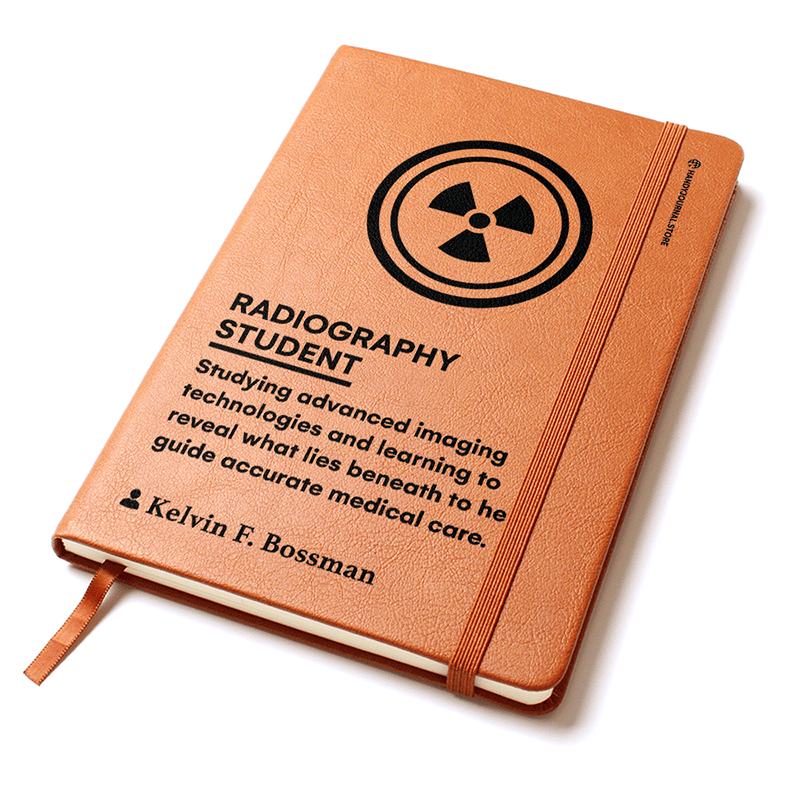 Pic 2 copy Customized Premium Leather Journal for Radiography Students - Image 3