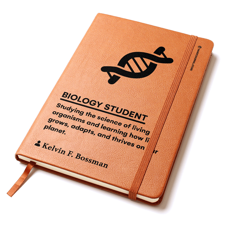 Pic 2 copy Customized Premium Leather Journal for Biology Students - Image 3