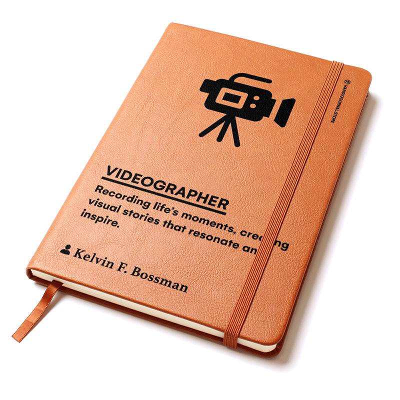 Pic 2 copy Customized Premium Leather Journal for Videographers - Image 3