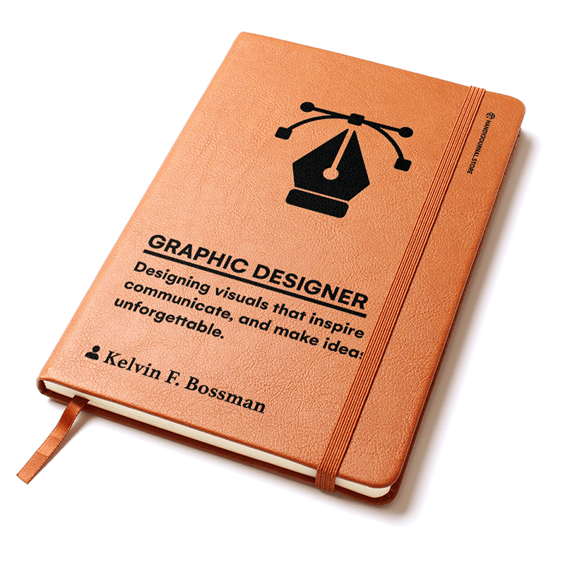 Pic 2 copy Customized Premium Leather Journal for Graphic Designers - Image 3