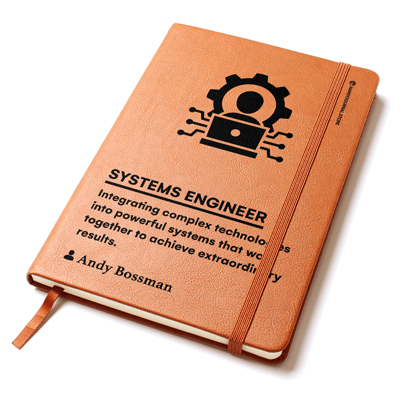 Pic 2 copy Customized Premium Leather Journal for Systems Engineers - Image 3