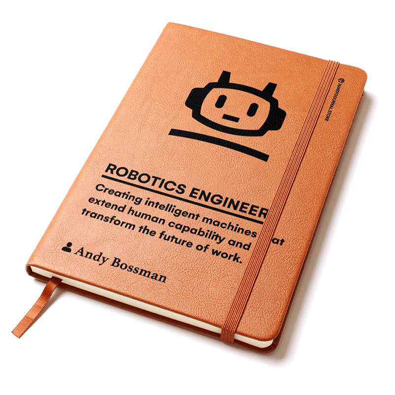 Pic 2 copy Customized Premium Leather Journal for Robotics Engineers - Image 3