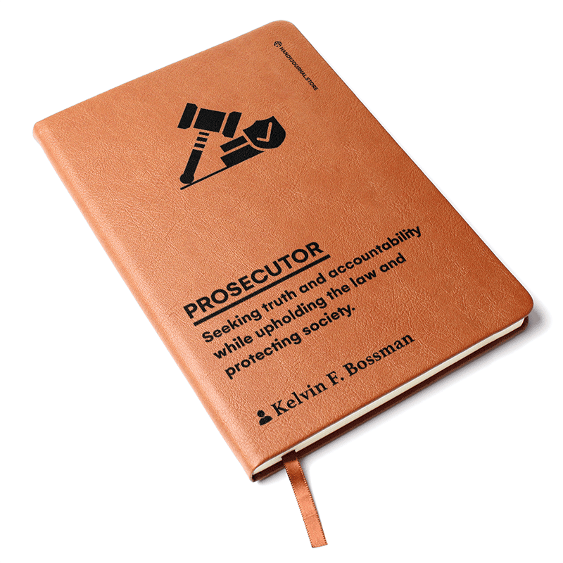 Pic 3 copy Customized Premium Leather Journal for Prosecutors - Image 4