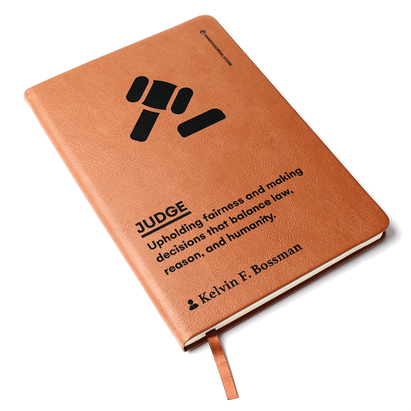 Pic 3 copy Customized Premium Leather Journal for Judges - Image 4
