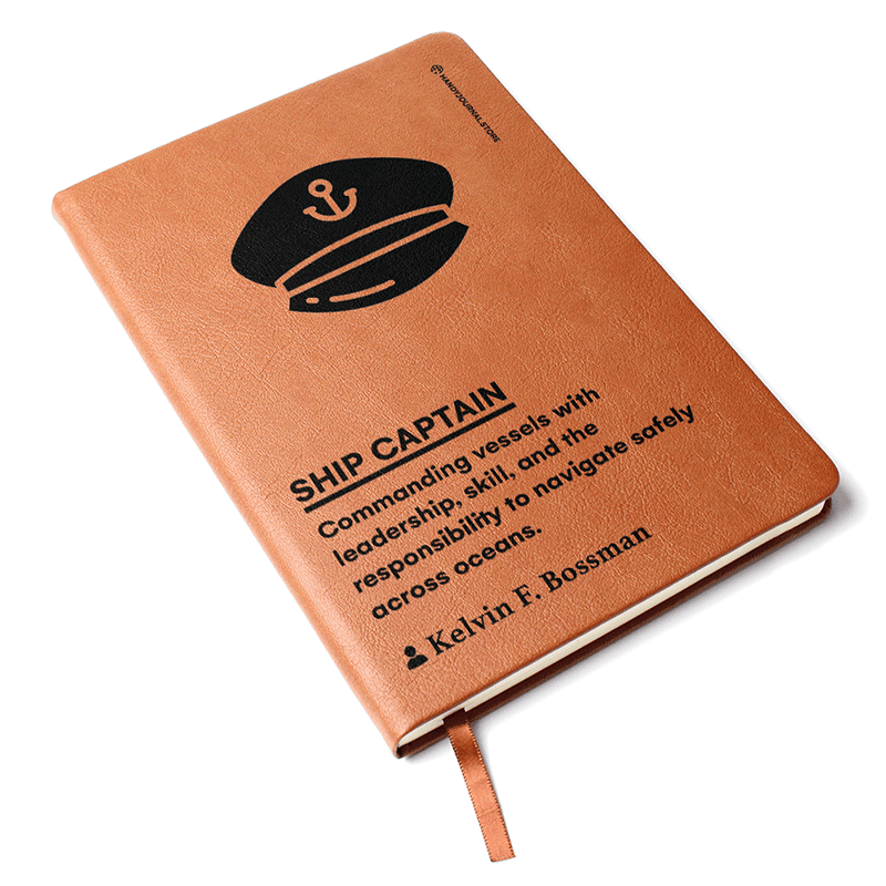 Pic 3 copy Customized Premium Leather Journal for Ship Captains - Image 4