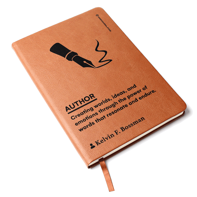 Pic 3 copy Customized Premium Leather Journal for Authors - Image 4