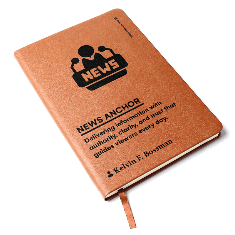 Pic 3 copy Customized Premium Leather Journal for News Anchors - Image 4