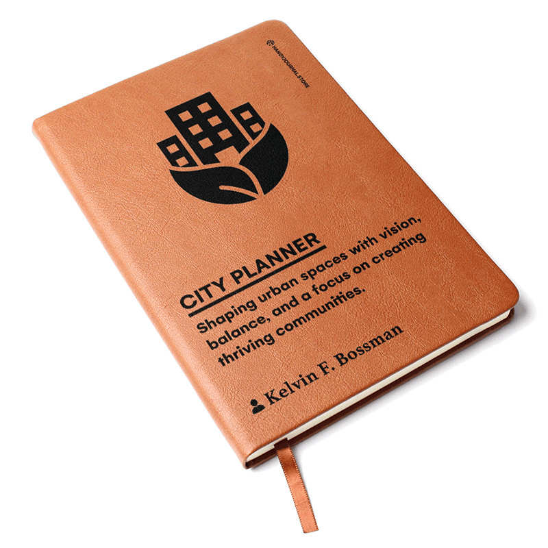 Pic 3 copy Customized Premium Leather Journal for City Planners - Image 4