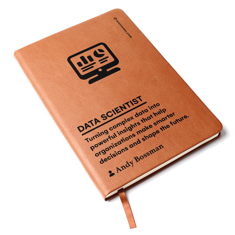 Pic 3 copy Customized Premium Leather Journal for Data Scientists - Image 4