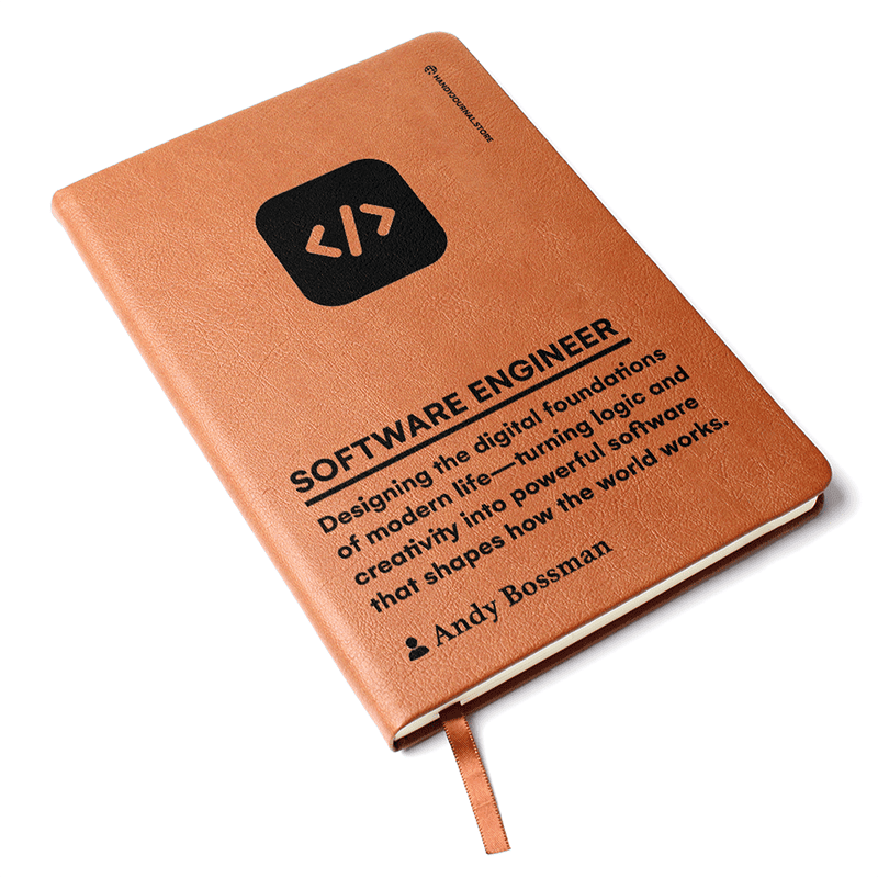 Pic 3 copy Customized Premium Leather Journal for Software Engineers - Image 4