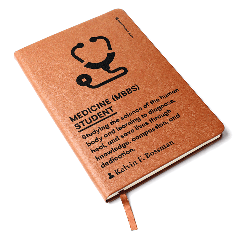 Pic 3 copy Customized Premium Leather Journal for Medicine (MBBS) Students - Image 4