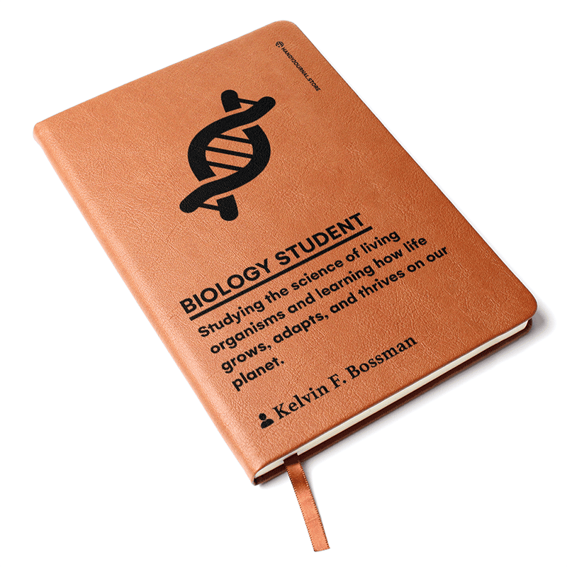 Pic 3 copy Customized Premium Leather Journal for Biology Students - Image 4