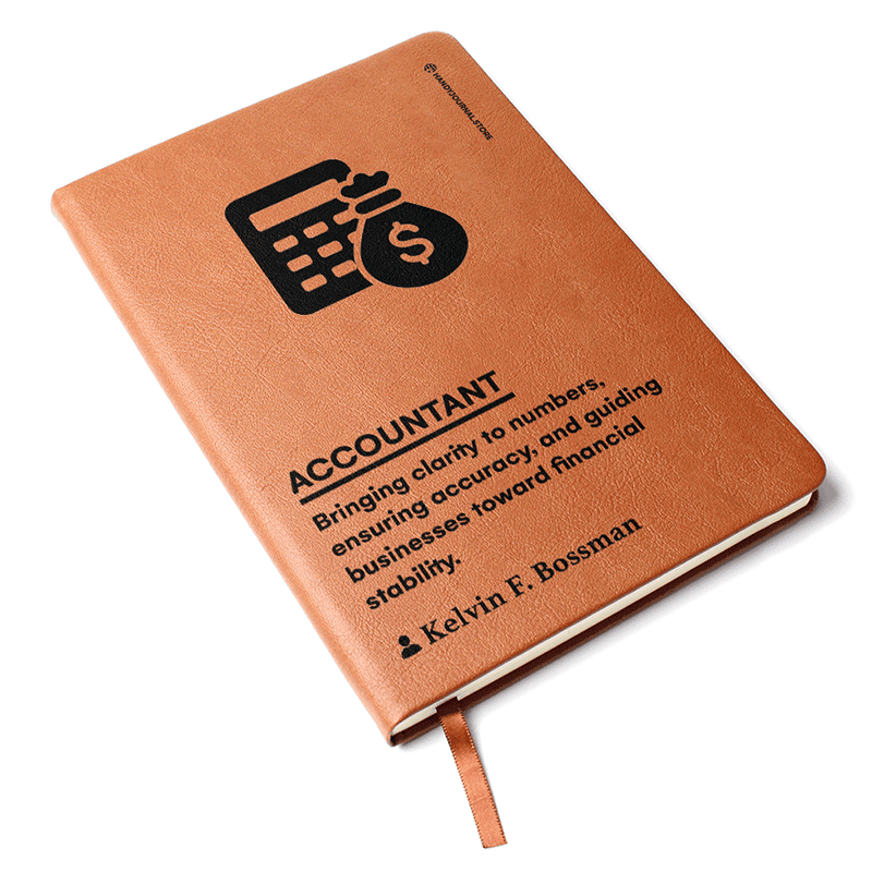 Pic 3 copy Customized Premium Leather Journal for Accountants - Image 4
