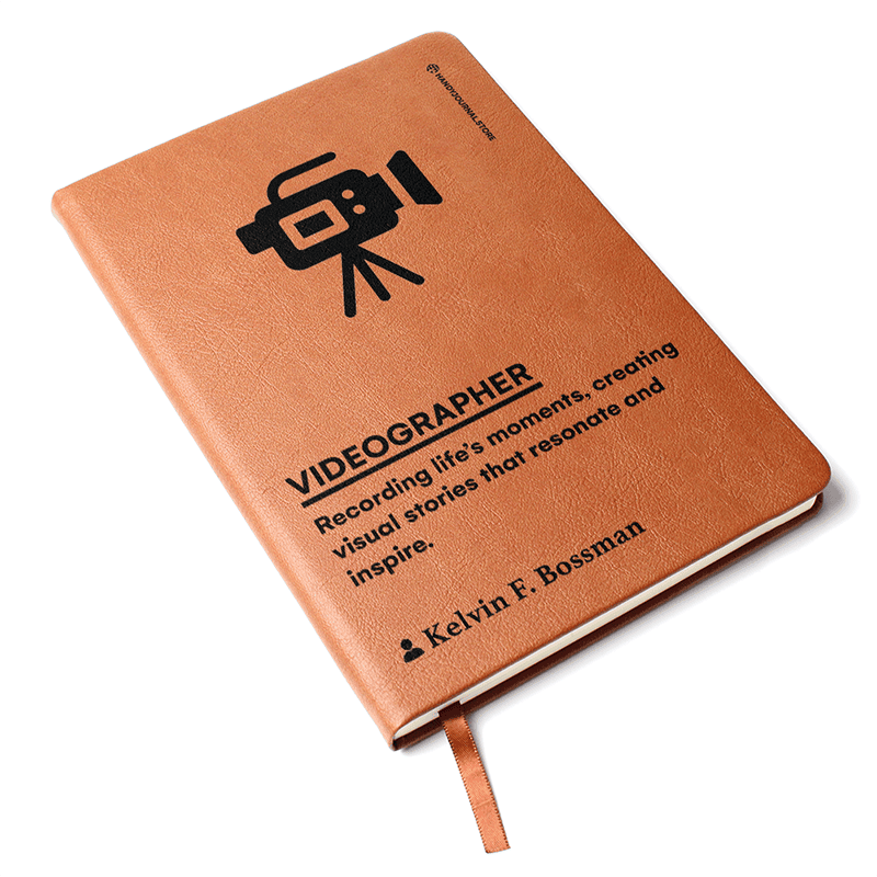 Pic 3 copy Customized Premium Leather Journal for Videographers - Image 4