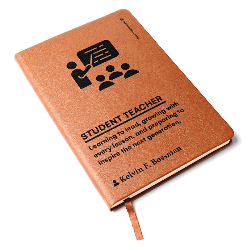 Pic 3 copy Customized Premium Leather Journal for Student Teachers - Image 4