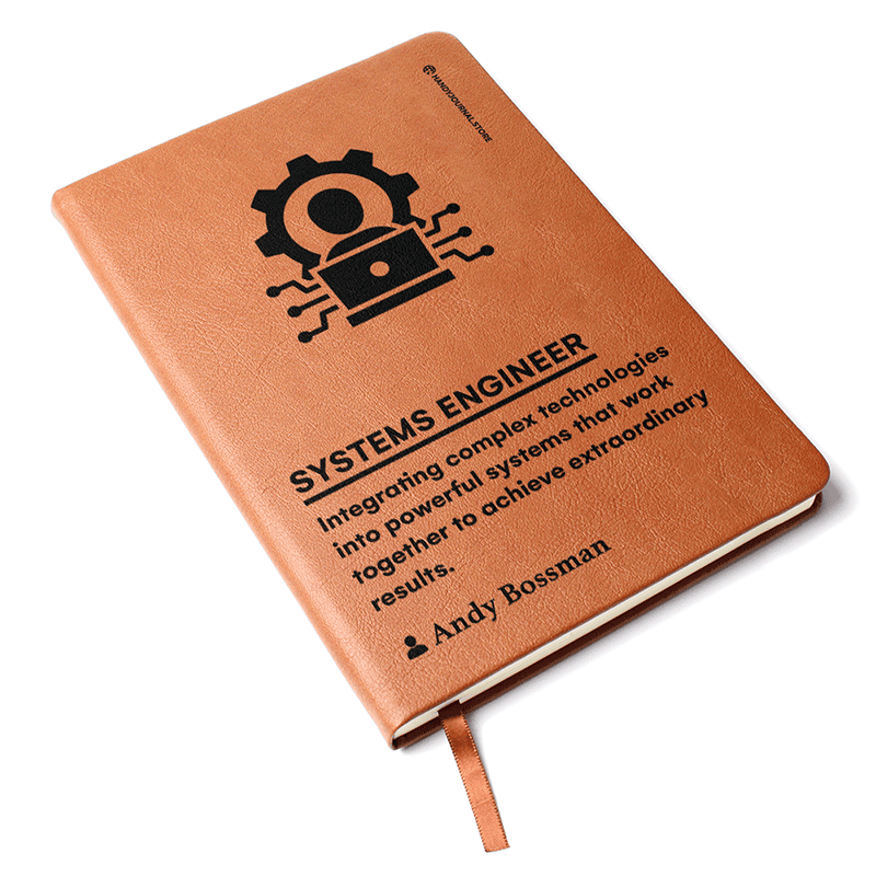 Pic 3 copy Customized Premium Leather Journal for Systems Engineers - Image 4
