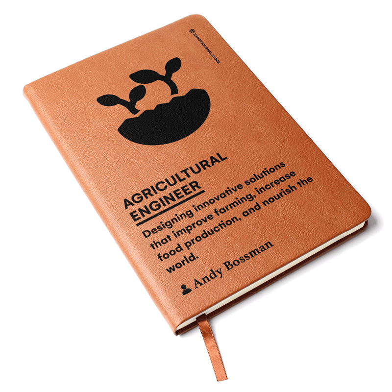 Pic 3 copy Customized Premium Leather Journal for Agricultural Engineers - Image 4