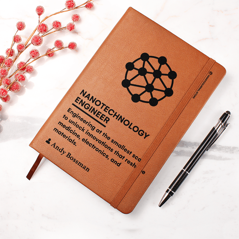 Pic 4 copy Customized Premium Leather Journal for Nanotechnology Engineers - Image 5