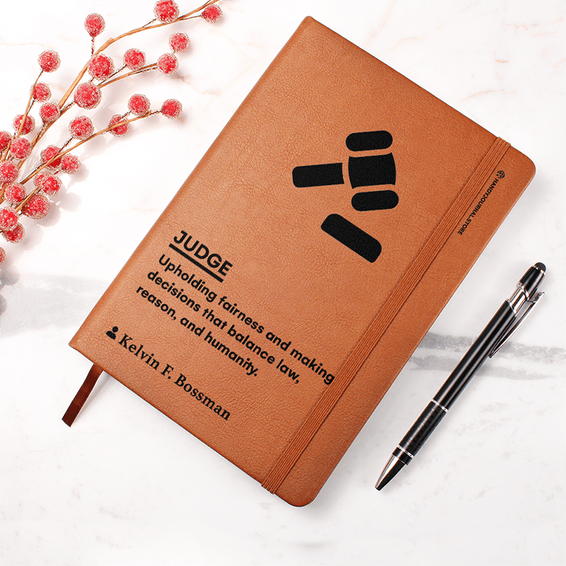 Pic 4 copy Customized Premium Leather Journal for Judges - Image 5