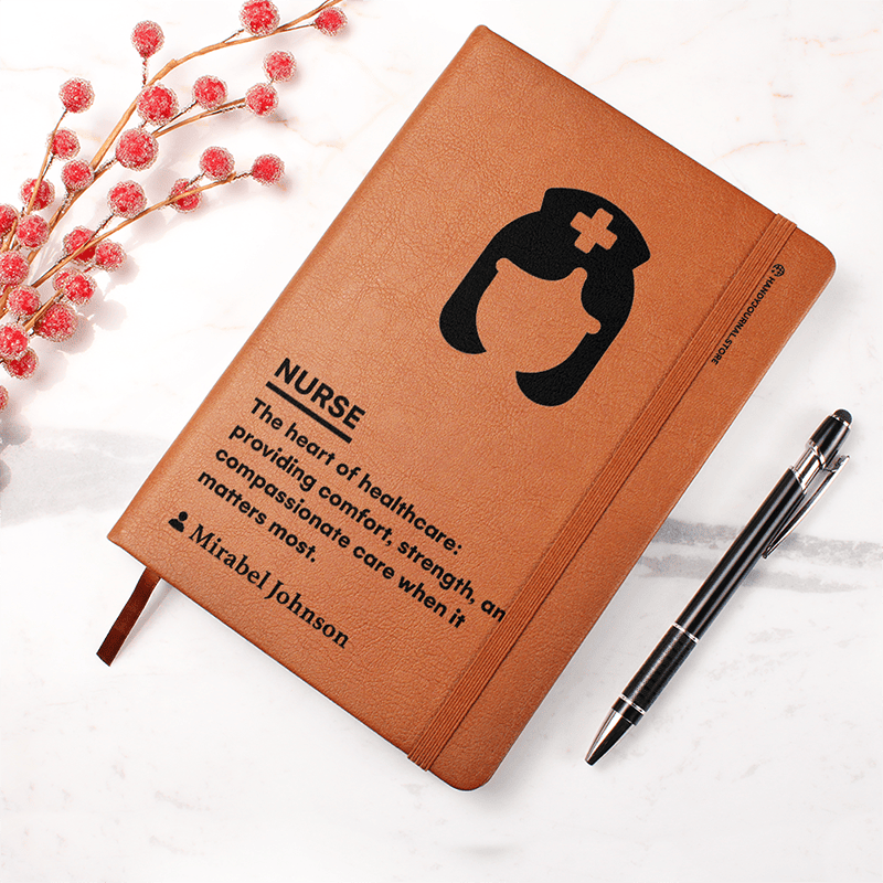 Pic 4 copy Customized Premium Leather Journal for Nurses - Image 5