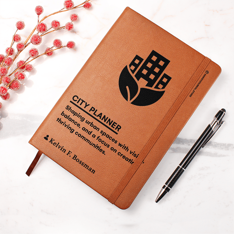 Pic 4 copy Customized Premium Leather Journal for City Planners - Image 5