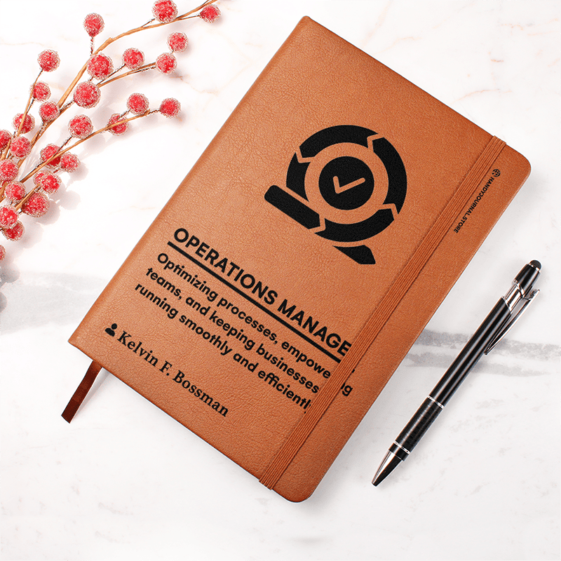 Pic 4 copy Customized Premium Leather Journal for Operations Managers - Image 5