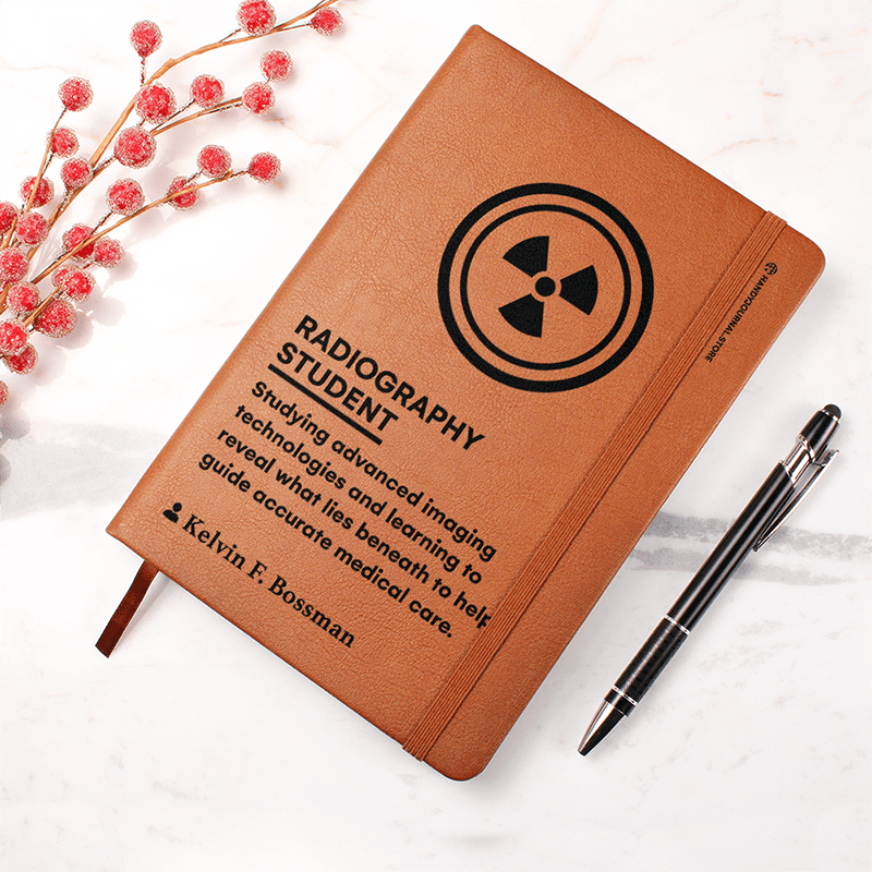 Pic 4 copy Customized Premium Leather Journal for Radiography Students - Image 5