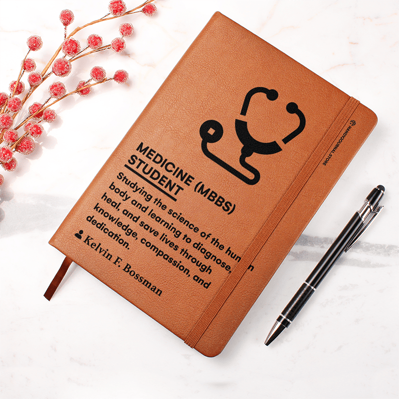 Pic 4 copy Customized Premium Leather Journal for Medicine (MBBS) Students - Image 5