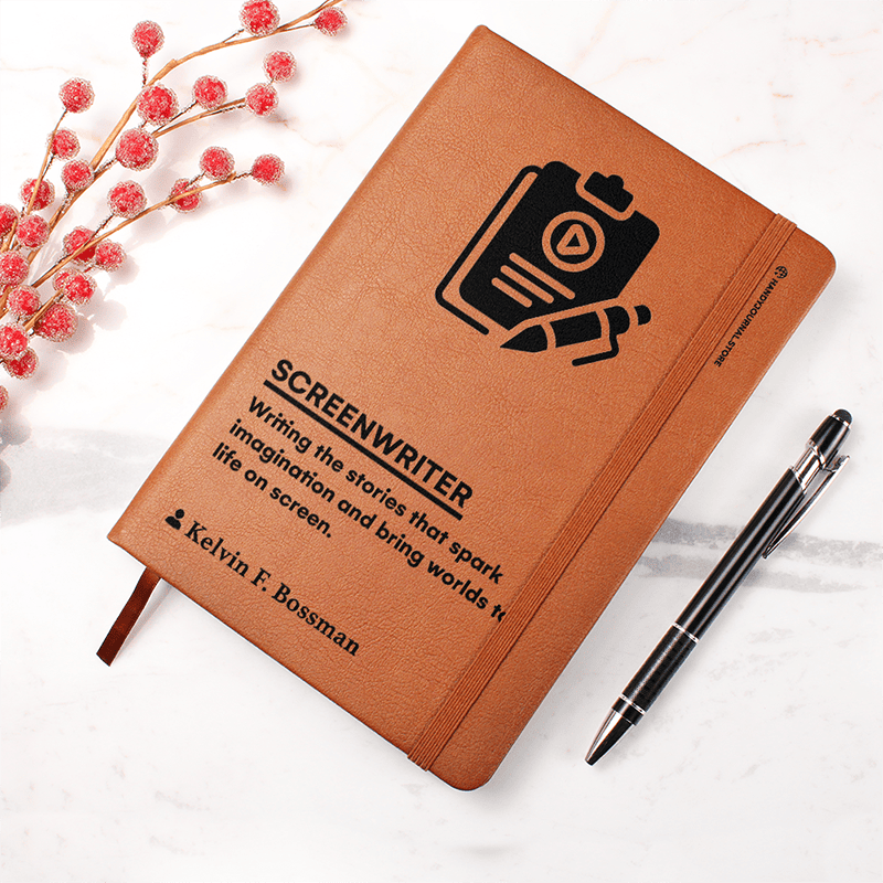 Pic 4 copy Customized Premium Leather Journal for Screenwriters - Image 5