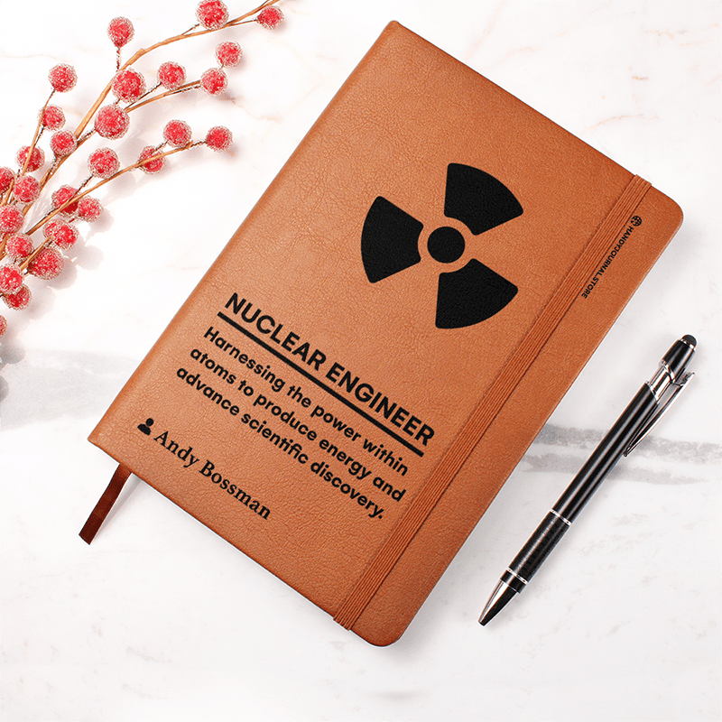 Pic 4 copy Customized Premium Leather Journal for Nuclear Engineers - Image 5
